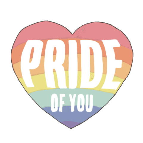 gay pride love Sticker by Kaart Blanche