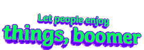 Text Boomer Sticker by AnimatedText