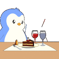 New Year Penguin Sticker by Pudgy Penguins