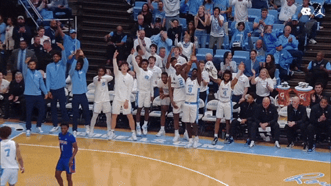 University Of North Carolina Basketball GIF by UNC Tar Heels