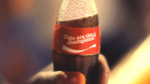 Champions Refreshing GIF by Coca-Cola