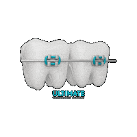 Teeth Smile Sticker by Ultimate Orthodontic Academy