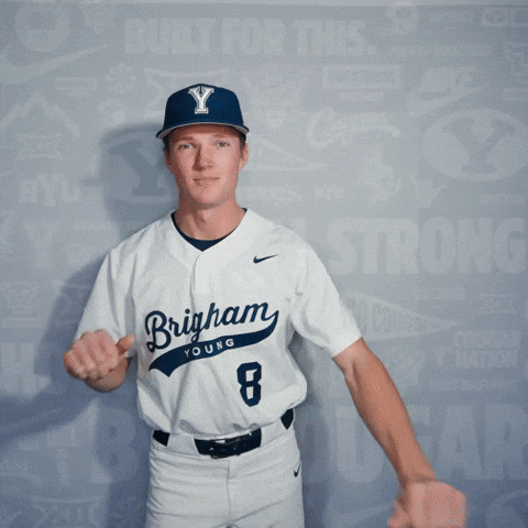 Luke Anderson Celebration GIF by BYU Cougars
