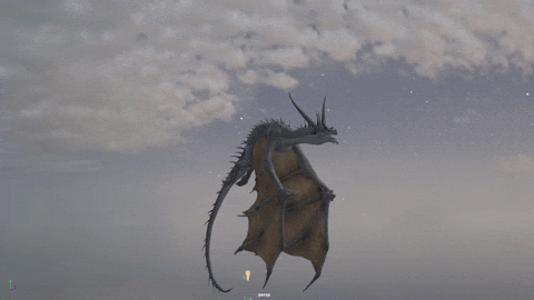 mickyrocca giphyupload animation fly dragon GIF