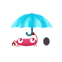 Umbrella Leiturinha Sticker by PlayKids
