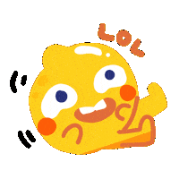 Laugh Out Loud Laughing Sticker