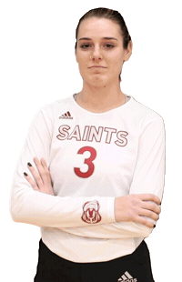 Saints Volleyball Player Sticker by Aquinas Volleyball