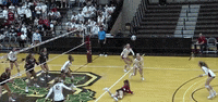 Celebration Dancing GIF by Brown Volleyball