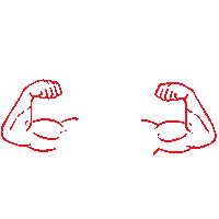 Muscle Sticker by Exact Software