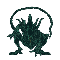 mrgauky alien xenomorph mrgauky mr gauky Sticker