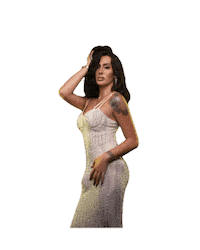 therosemontoya gown trans pride white dress trans woman Sticker