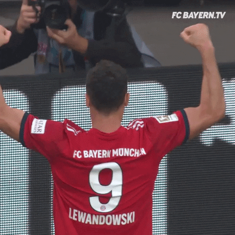 robert lewandowski yes GIF by FC Bayern Munich