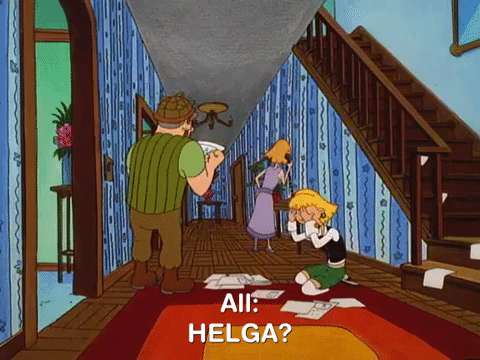 hey arnold nicksplat GIF
