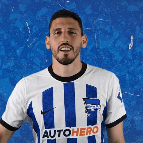 Happy Sport GIF by Hertha BSC