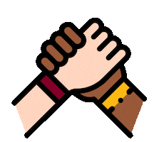Hands Support Each Other Sticker by University of Louisiana Monroe