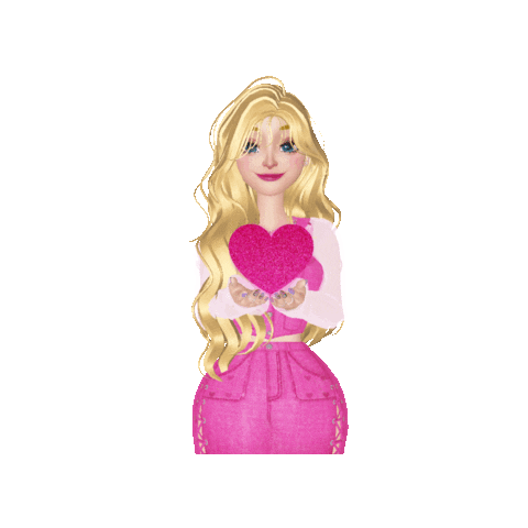Heart Pink Sticker