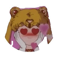 sailor moon love STICKER by imoji