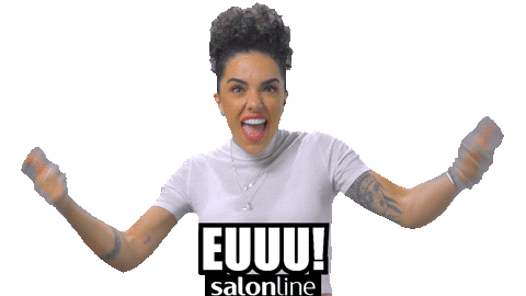 girl point Sticker by Salon Line