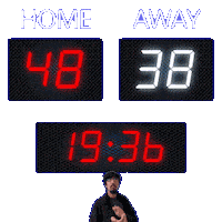 38 Away Sticker