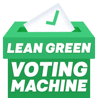 Vote Green Sticker by Green Party Ireland