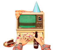 Birthday Birfday Bot Sticker by Stickers