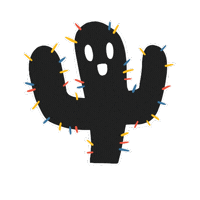 Happy Cactus Sticker by PHR