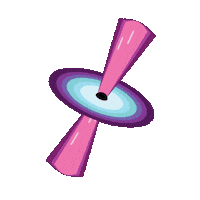 Black Hole Universe Sticker by NASA