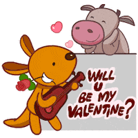 I Love You Valentine Sticker by Afternoon films