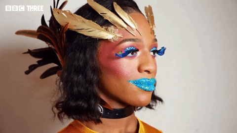  Glow Up Make-Up GIF by BBC Three