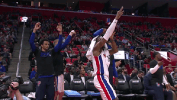 celebrate lets go GIF by NBA