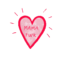 Heart Mom Sticker
