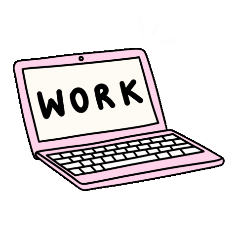 Working Home Office Sticker by Capivarinha