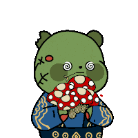 What Is Happening Seeing Things Sticker by Kanpai Pandas