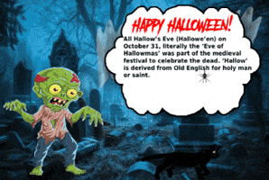 Black Cat Halloween GIF
