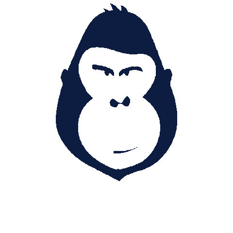 academia_gorila fight logo academia gorilla Sticker