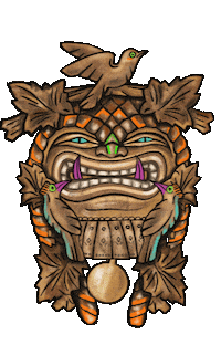 Clock Totem Sticker by rothschicht