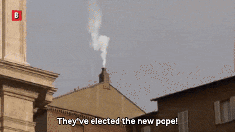 New Pope White Smoke GIF