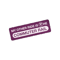 Commuter Rail Train Sticker by gykantler