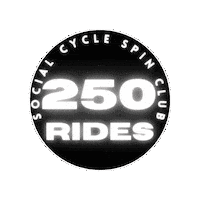 250 Sticker by Social Cycle Spin Club