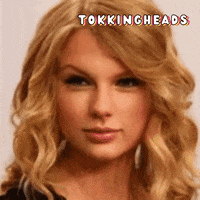 Taylor Swift Reaction GIF by Tokkingheads