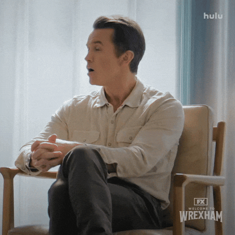 Rob Mcelhenney Yes GIF by Welcome to Wrexham