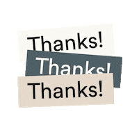 Design Thanks Sticker by 9010novantadieci
