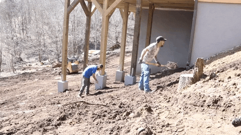 Raking Yard Work GIF by JC Property Professionals