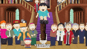 stan marsh crowd GIF by South Park 