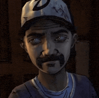 The Walking Dead Game Mustache GIF