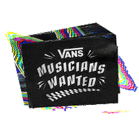 vans love art music fun Sticker