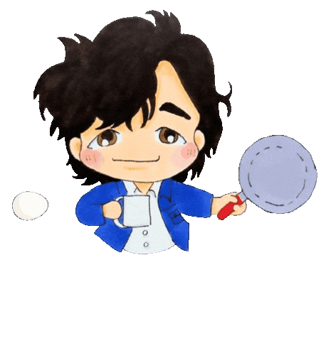 コンユ 공유 Gongyou 料理 Cooking たまご Egg Sticker