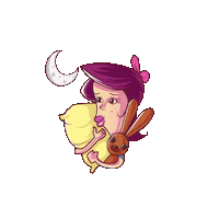 Night Love Sticker by Creative Hatti