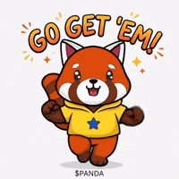 Lets Go Good Luck GIF by PandaMania