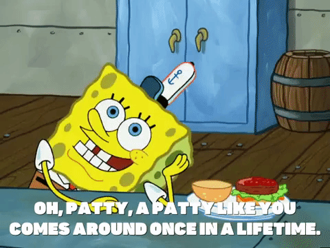 season 5 to love a patty GIF by SpongeBob SquarePants